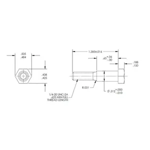 Haldex HEX BOLT 673882 