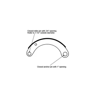 Haldex NEW BRAKE SHOE 673656 