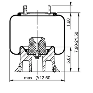 ContiTech Air Spring / 1R12-509 6855572 