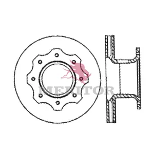 Meritor Rotor 2711744 