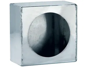 Buyers Products LIGHT BOX,SINGLE RD,6X6X3,STNLS STEEL 1575070 