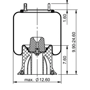 ContiTech Air Spring / 1R12-281 / 9394 6855992 