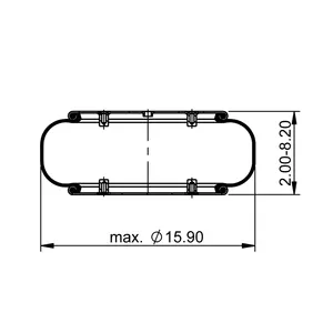 ContiTech Air Spring / 1B14-350 / 7103 6855690 
