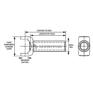 Meritor Slip Yoke 771604 