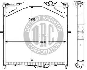 Detroit Radiator Volvo 1155054 