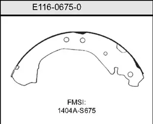 Bendix BRAKE SHOE 446408 