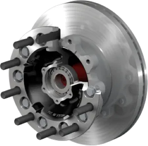 Conmet Iron PreSet Hub/Rotor FF Front Hub 1994066 