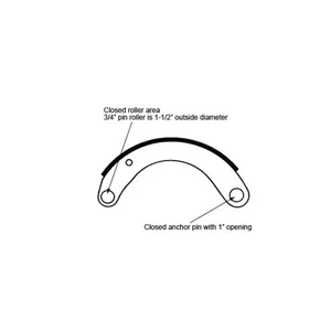 Haldex Brake Shoe New 2109838 