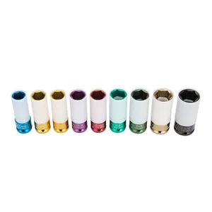 Great Neck Saw 9 Pc Wheel Protector Impact Socket Set 1 2 Drive 1982626 