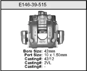 Bendix EXC CALIPER 461110 