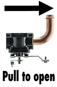 TruckAir Heater Valve Cable 1880560 