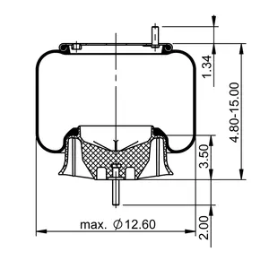 ContiTech Air Spring / 9 10S-13 P 264 C 6856968 
