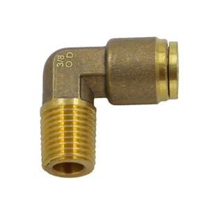 Armada 90 Degree Male Elbow Brass Ptc Fitting 3810712 
