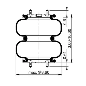 ContiTech Air Spring / FD 120-20 767 CT 6856220 