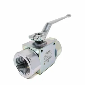 Summit Hydraulics Gemels 2 Way Ball Valve, Block Style, 1-1/2... 6607370 