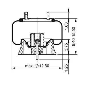 ContiTech Air Spring / 1R12-487 / 9366 6856130 