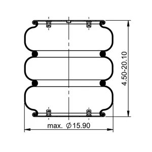 ContiTech Air Spring / 3B14-450 / 7845 6854888 