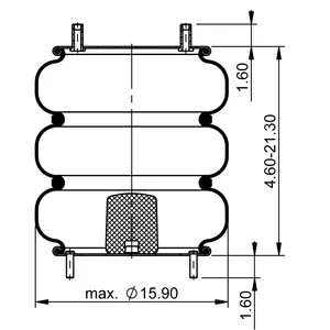 ContiTech Air Spring / 3B14-364 / 3B14-457 / 7843 6856582 