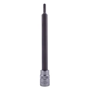Great Neck Saw 1/4 Drive Long Magnetic Hex Bit Socket 3mm 1982630 