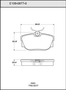 Bendix DISC PAD 449146 