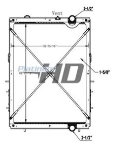 Platinum HD Radiator 3864004 