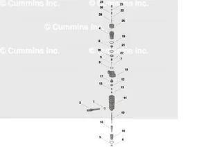 Cummins Kit, Injector 2423502 