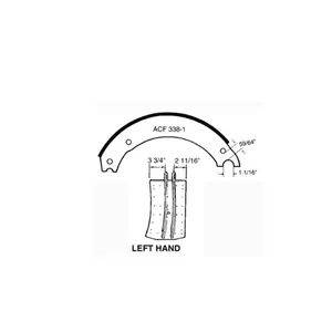 Haldex Brake Shoe Reman 2150190 