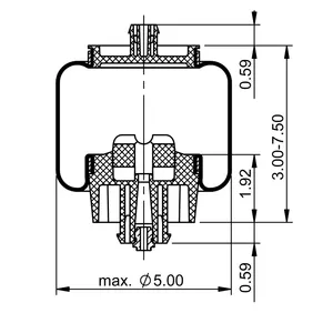 ContiTech Air Spring / 1S5-176 / 7206 6853578 