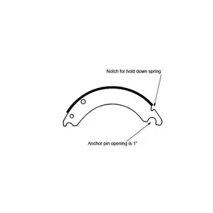 Haldex BRK SHOE 672874 