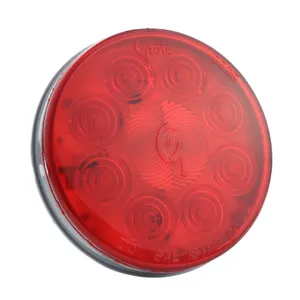 Grote Stt Lamp - Stt Lmp,4Red,Snovaled,10Diode Grmt Mnt 227152 
