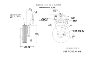 Kit Masters FAN HUB ASSEMBLY 417539 