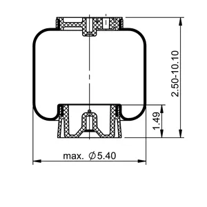 ContiTech Cab Air Spring / 7037 6856018 