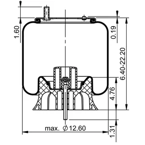 ContiTech Air Spring / 1R12-499 / 9936 6857012 