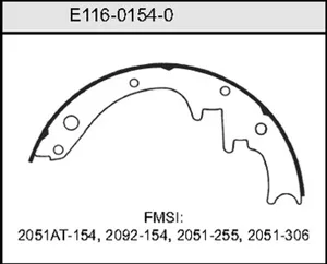 Bendix BRAKE SHOE 441602 