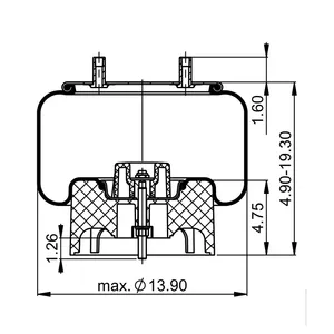 ContiTech Air Spring / 1R13-159 / 8709 6852502 
