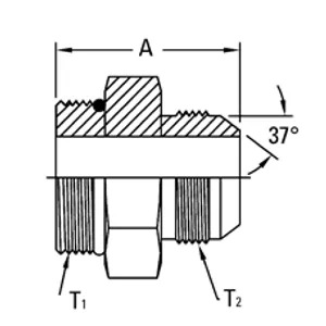 Eaton ADAPTR SAE37 ASSEMBLY 2163117 