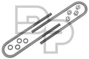 Dayton Single U-Bolt w/Washer & Nuts 224350 