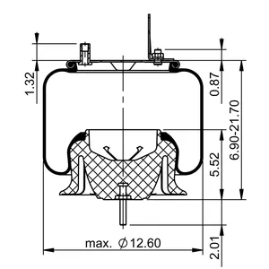 ContiTech Air Spring / 1R12-538 / 9648 6853546 