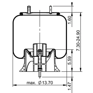 ContiTech Air Spring / 1R13-152 / 8748 6854574 