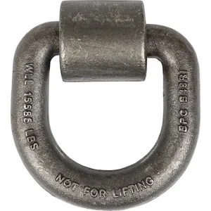 Buyers Products D-RING,1in dia,3in X 3in,FORGED,W/BRKT 1576172 