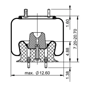 ContiTech Air Spring / 1R12-188 / 9223 6856776 
