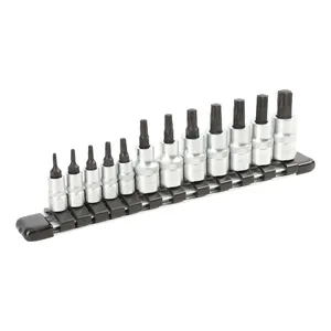 Great Neck Saw 12 Piece Star Socket Set 3/8 and 1/4 Drive T8-T55 1982992 