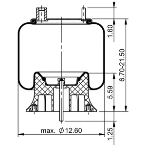 ContiTech Air Spring / 1R12-356 / 9194 6856002 