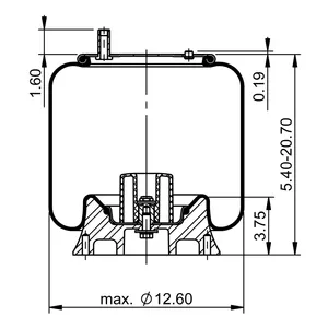 ContiTech Air Spring / 1R12-494 / 1096 6855938 