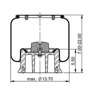 ContiTech Air Spring / 1R14-018 / 9149 6854618 