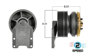 Kit Masters Reman Fan Clutch 3021289 