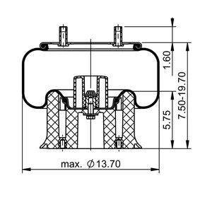 ContiTech Air Spring / 1R13-124 / 8710 6856596 