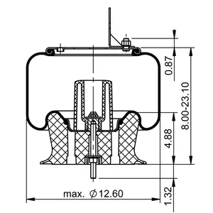 ContiTech Air Spring / 9656 6855758 