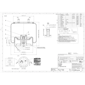 ContiTech Air Spring / 11 10.5B-16.5 P 6856816 