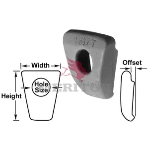 Meritor Rim Clamp 2729891 